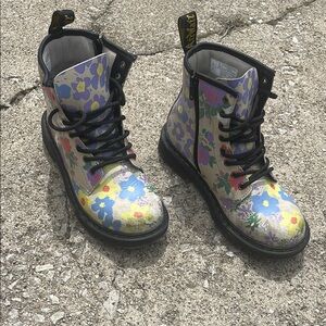 Floral Kids Boots
